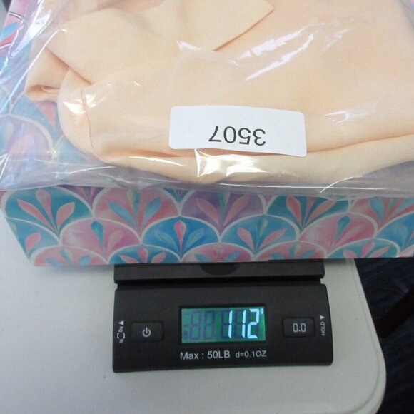 Club Monaco Button Front Blouse Women M Peach Long Sleeve Pockets Casual 112 - Picture 10 of 10